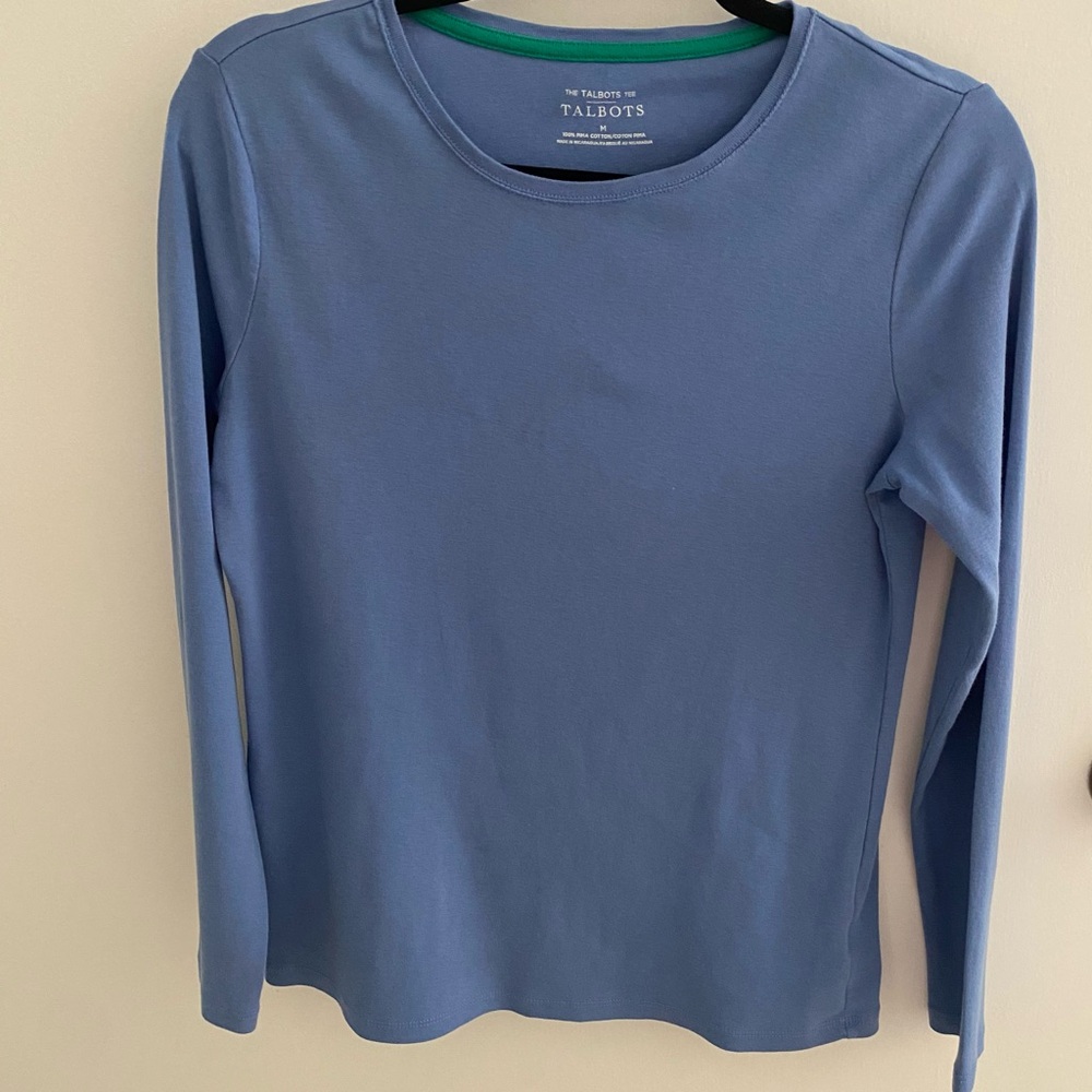 Talbots Classic Crew Neck Long Sleeved Top